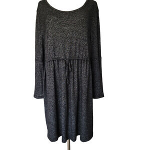 Old Navy Maternity Black Babydoll Peasant Stretch Tunic Women XL Whimsygoth Work